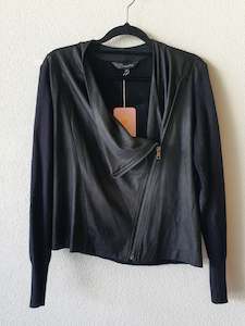 Second hand clothing: Whistle black cardigan Size 10