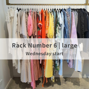 Second hand clothing: Rent-a-Rack | Large | Rack #6