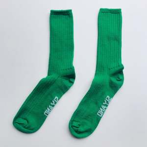 Sly Studio Socks Merino Ribbed Green