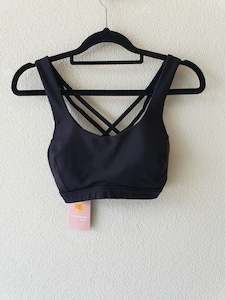 Lululemon Black Cross-Back Bra (lulu 4) XS