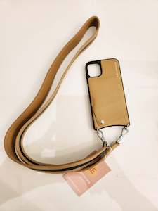 Second hand clothing: BANDOLIER Iphone 11 crossbody case Leather- thick strap Accessories