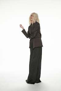 Clothing manufacturing - womens and girls: Emmanuelle Blazer - Chocolat