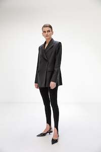 Clothing manufacturing - womens and girls: Amelia Blazer - Charcoal