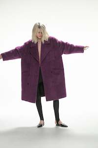 Garance Coat - Cerise