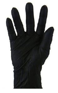 MattPack Nitrile Gloves Powder Free Black