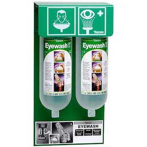 Tobin Wall Stand 2 x 1L Eyewash Bottles