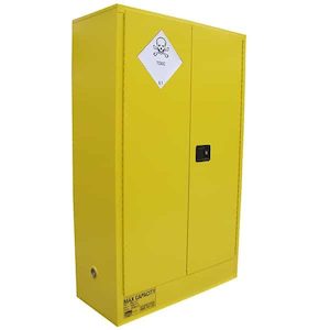 250L Toxic Substance Cabinet, 2 Doors, 3 Shelves