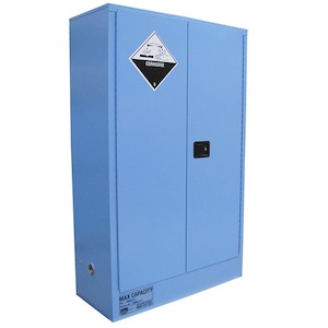 250L Corrosive Substance Cabinet, 2 Doors, 3 Shelves