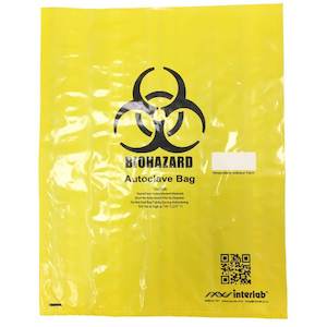 Biohazard Disposal Bag Yellow 480 x 610mm