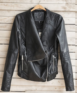 Women’s Leather Bike Jacket NZ Coats & Jackets R E K I N D L E