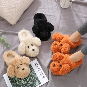 Plush Puppy Slippers NZ Autumn R E K I N D L E