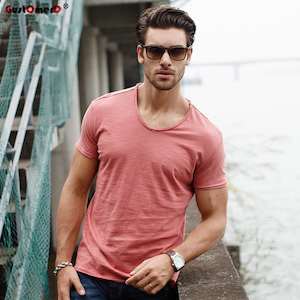 Men’s Slim Fit T-shirt NZ Men's R E K I N D L E