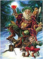 Social and interpersonal skill training: Festive Druid Small Card