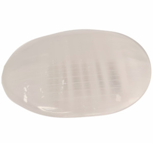 Social and interpersonal skill training: SELENITE - Palm Stone White 7cm