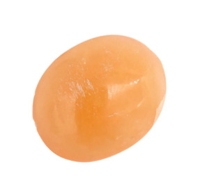 Social and interpersonal skill training: SELENITE - Palm Stone Orange 5cm