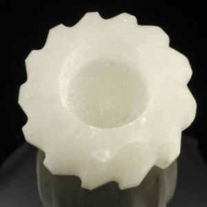 Selenite Twisted Candle Holder