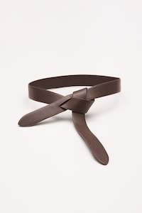 Womenswear: WRAP BELT - WALNUT