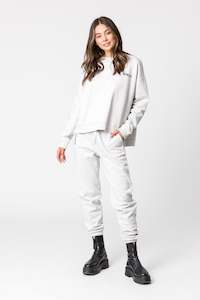 Kelly Trackpant - Snow Marle