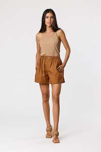 Womenswear: LEIGHTON SHORT - TOBACCO