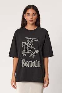 Womenswear: BANDIDA TEE - WASHED BLACK