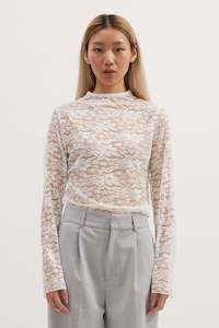 Willa Long Sleeve Top - Ivory