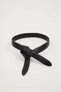 Womenswear: WRAP BELT - BLACK