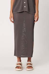 Womenswear: HAVANA SKIRT - SMOKE