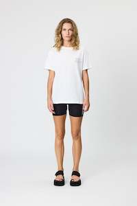 SYLVIE BIKE SHORT - BLACK/BONE