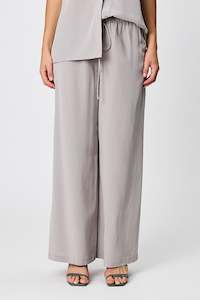 BLAKE WIDE LEG PANT - ASH