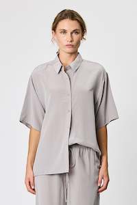 Womenswear: BLAKE BUTTON UP SHIRT - ASH