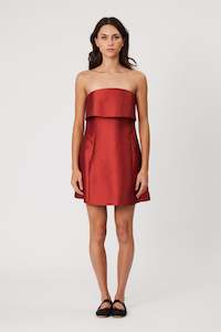 Womenswear: ALEXA MINI DRESS - BRICK