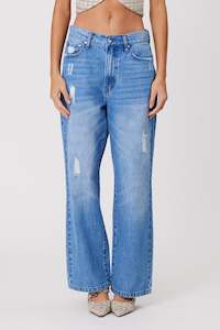 SUKI JEAN - MID BLUE