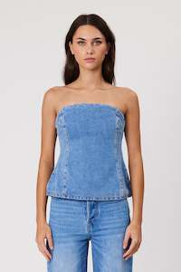 CHARLI BODICE - MID BLUE