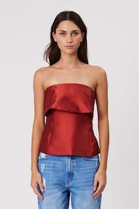 Womenswear: ALEXA BODICE - BRICK