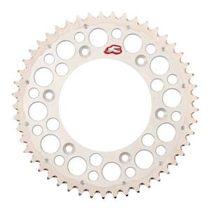 Renthal Sprocket Twinring Silver 49T Bi-Metal Grooved