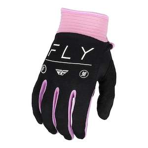 Motorcycle or scooter: Fly Racing 2024 - Womens F-16 Gloves - Black / Lavender