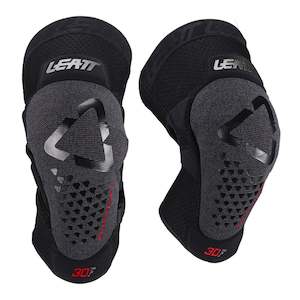 Motorcycle or scooter: Leatt 3DF 5.0 Knee Guard Evo - Black