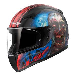 LS2 FF353 Rapid II Zombie - Matte Black / Red / White