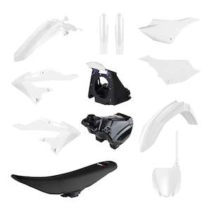 Motorcycle or scooter: Yamaha MX Restyling Kit YZ125/250 ('02-'21) '22 Style - White