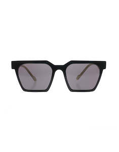 AGE Eyewear Useage Large Black Sunglasses