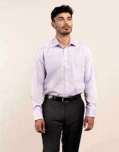 London Lilac Fine Twill Shirt