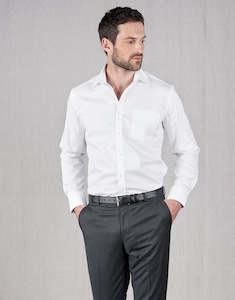 Sinatra white twill shirt