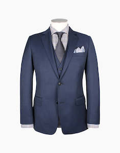 Menswear: Cumbria Blue Nailhead Suit Jacket