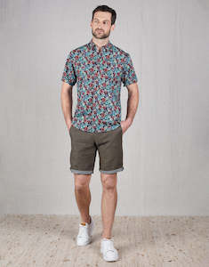 Island Brown Birdseye Shorts