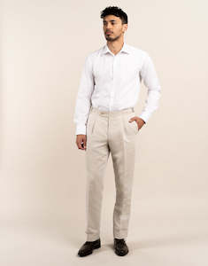 Evans Beige Linen Blend Trouser