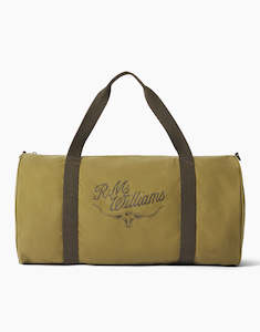 Menswear: R.M.Williams RM Ditty Light Olive Waxed Cotton Bag