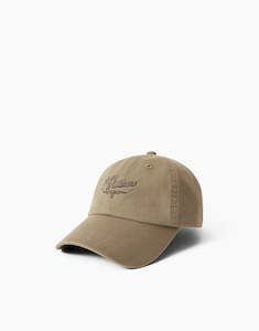 Menswear: R.M.Williams Script Longhorn Cap Olive