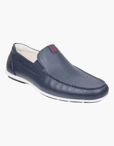 Menswear: Florsheim Bermuda Navy Tumbled Slip On