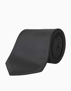 Menswear: Black Texture Tie