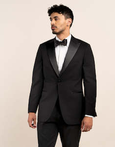 Jackman Black Formal Suit Jacket